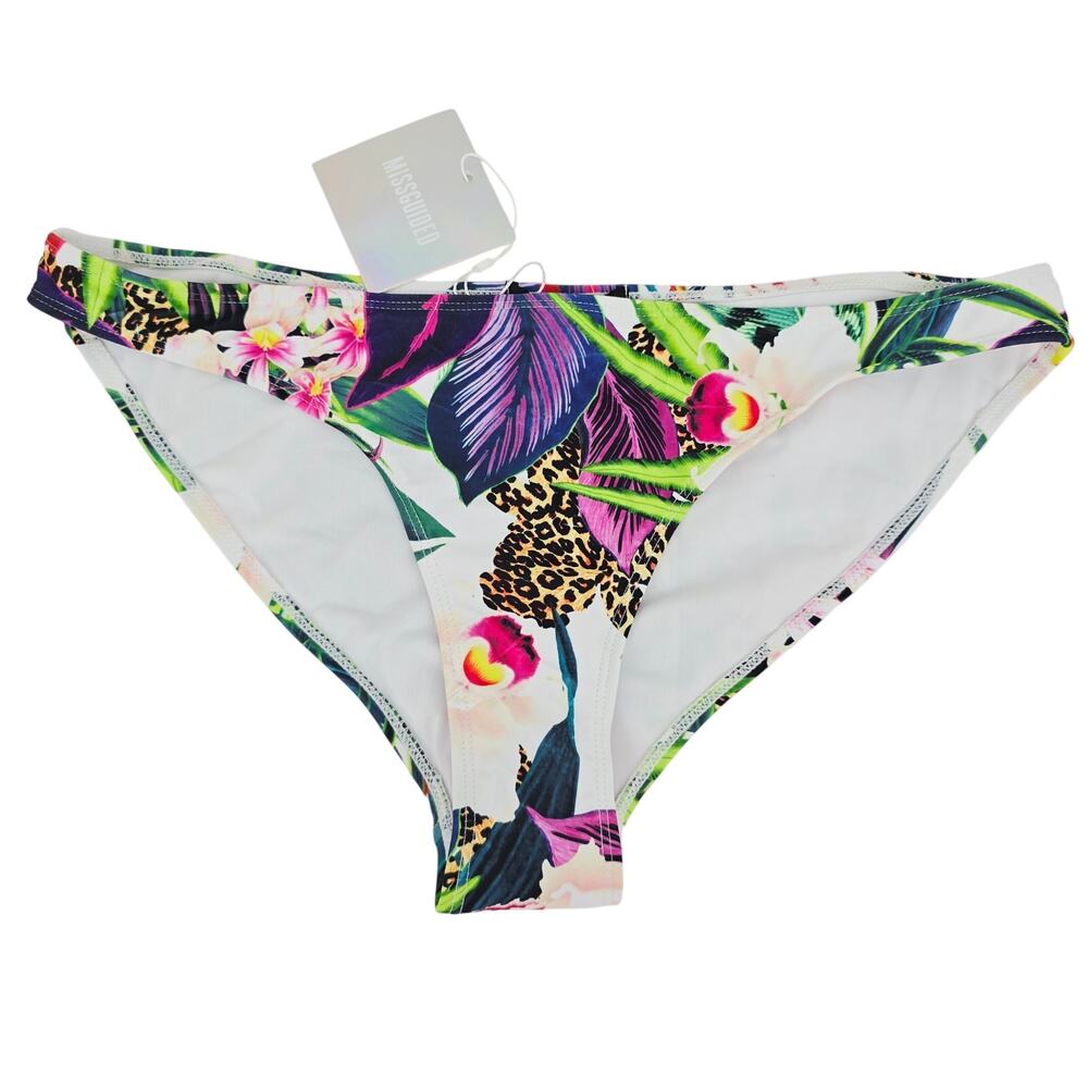 Missguided Floral Bikini Bottom 10 New